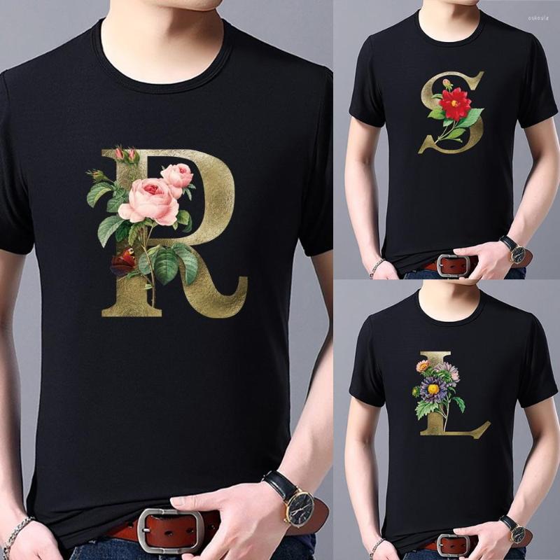 Men' T Shirts Men Fashion Casual 2023 Tops Golden Flower Letter Print T-shirt Black Tee All-match Personality Round Neck Men' Shirt
Men' T Shirts Men Fashion Casual 2023 Tops Golden Flower Letter Print T-shirt Black Tee All-match Personality Round Neck Men' Shirt