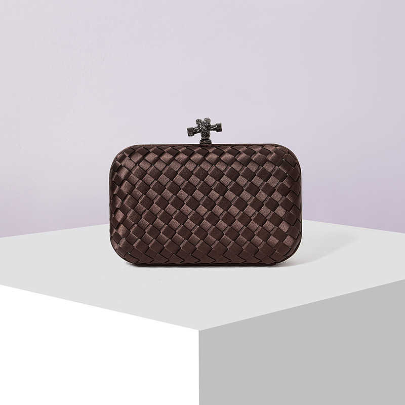 Evening Bags Bag Silk Woven Women s Hand Slant Across Simple Dinner 231114