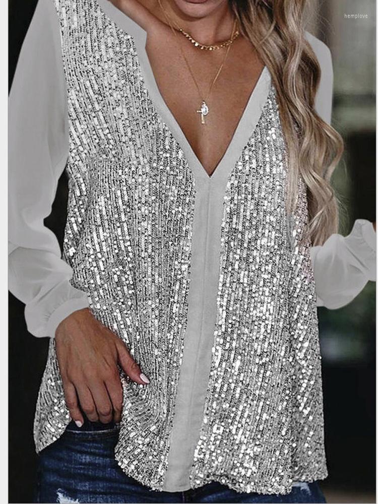 Women' Blouses Women Blouse Plus Size V Neck Casual Loose Sequin Ladies Tops Shirt Top Long Sleeve Womens, Gray
Women' Blouses Women Blouse Plus Size V Neck Casual Loose Sequin Ladies Tops Shirt Top Long Sleeve Womens, Gray