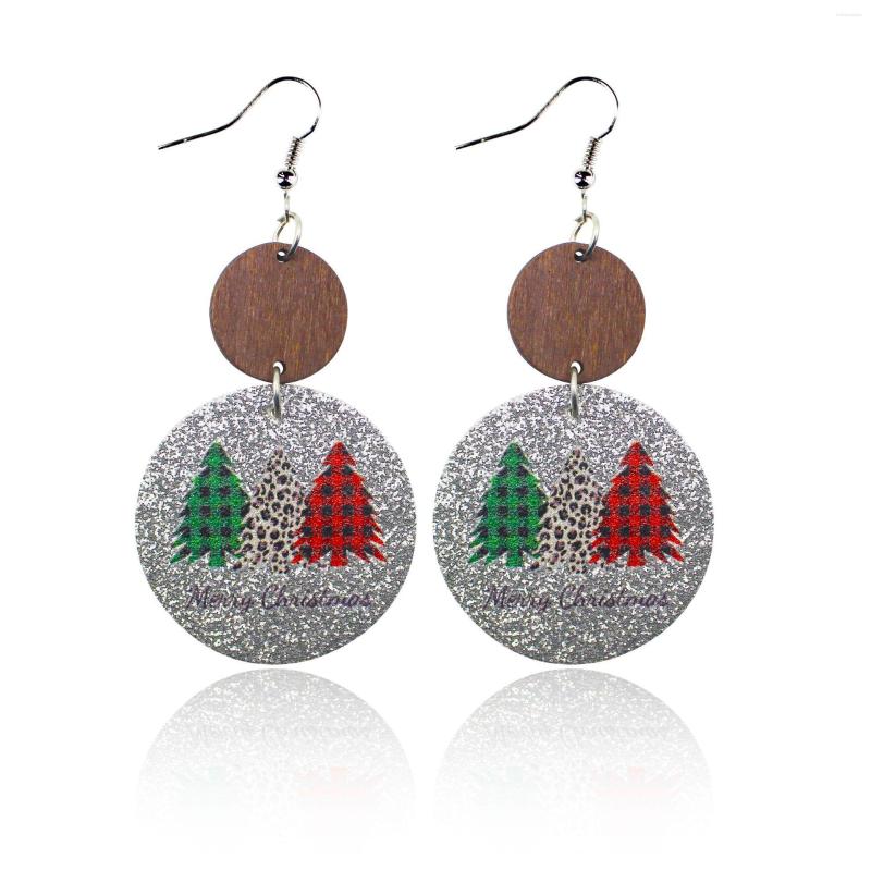 Dangle Earrings Merry Christmas Tree Sequins Glitter Leather Brown Wood Round Geometric Women Holiday Gift Jewelry
Dangle Earrings Merry Christmas Tree Sequins Glitter Leather Brown Wood Round Geometric Women Holiday Gift Jewelry
