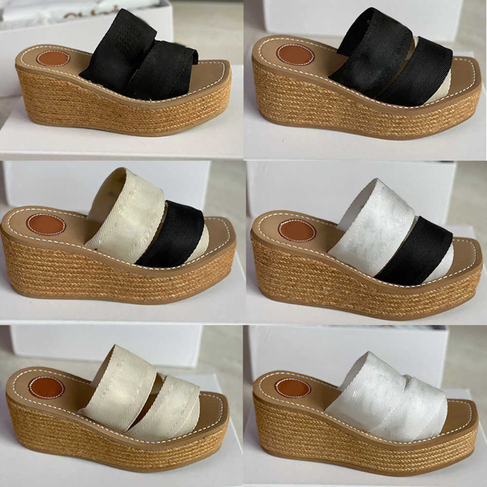 Fashion Women Hight Espadrilles Platform Sandal Woody Wedge Designer Slippers canvas shoes Flat Slide Sandals Summer Beach High Heels With Box NO312, Color 16
Fashion Women Hight Espadrilles Platform Sandal Woody Wedge Designer Slippers canvas shoes Flat Slide Sandals Summer Beach High Heels With Box NO312, Color 16