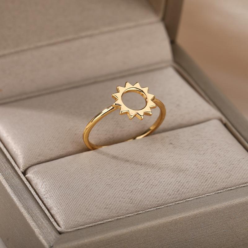Cluster Rings Sun Lover For Women Man Stainless Steel Punk Simple Opening Ring Couple Wedding Engagement Promise Valentine's Day Jewelry
Cluster Rings Sun Lover For Women Man Stainless Steel Punk Simple Opening Ring Couple Wedding Engagement Promise Valentine's Day Jewelry