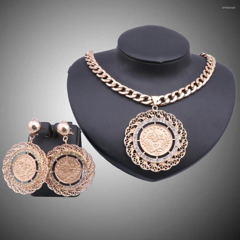 Necklace Earrings Set Europe Trendy Gold Silver Color Round Pendant Sell Women's Fashion Chokers Necklaces Wholesale, Picture shown
Necklace Earrings Set Europe Trendy Gold Silver Color Round Pendant Sell Women's Fashion Chokers Necklaces Wholesale, Picture shown