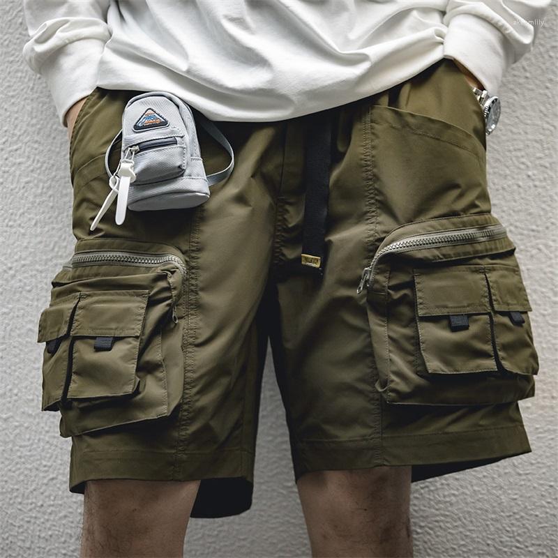 Men' Shorts Men' Fashion Techwear Short Joggers With Functional Pockets High Street Loose Fit Tactical Cargo Pants, Olive green
Men' Shorts Men' Fashion Techwear Short Joggers With Functional Pockets High Street Loose Fit Tactical Cargo Pants, Olive green
