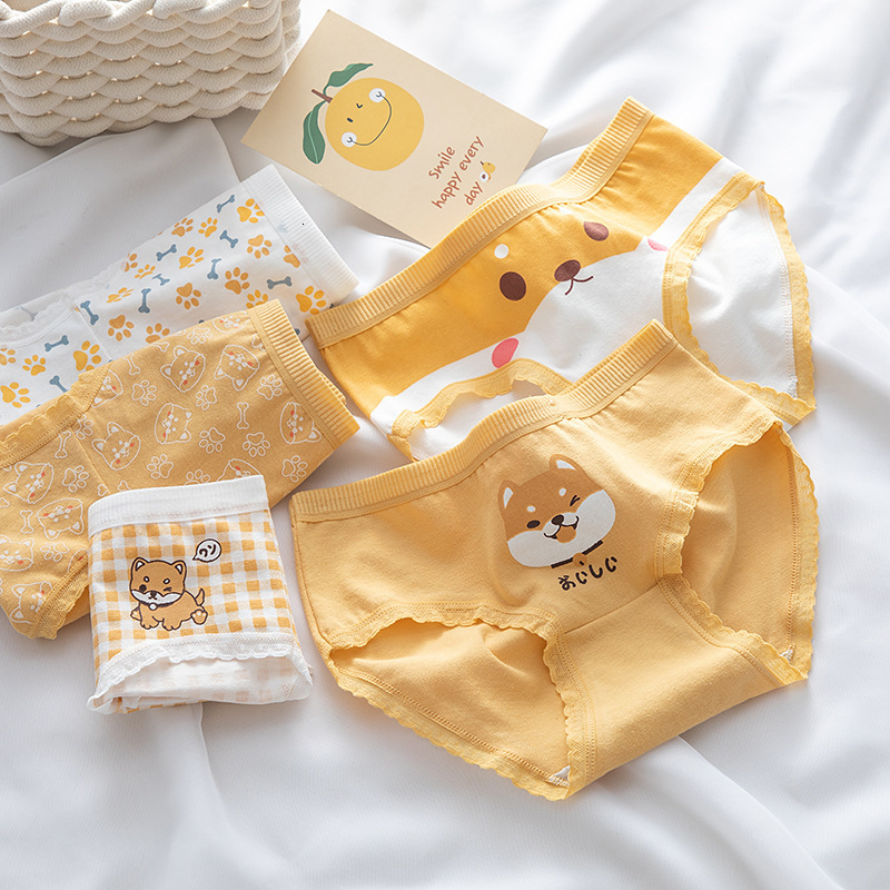 Women's Panties 5Pcs/Lot Cute Cartoon Women's Panties Girls Soft Cotton Underwear Breathable Briefs Seamless Female Sexy Lingerie Intimates 230414, 021922
Women's Panties 5Pcs/Lot Cute Cartoon Women's Panties Girls Soft Cotton Underwear Breathable Briefs Seamless Female Sexy Lingerie Intimates 230414, 021922