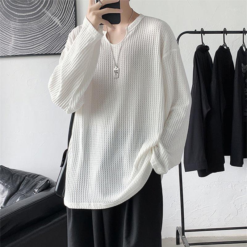 Men's T Shirts Vintage Shirt Spring Waffle Plaid V Neck Long Sleeve Men Tshirts Loose Oversize Fashion Split Fork Top Breathable Streetwear, Black
Men's T Shirts Vintage Shirt Spring Waffle Plaid V Neck Long Sleeve Men Tshirts Loose Oversize Fashion Split Fork Top Breathable Streetwear, Black