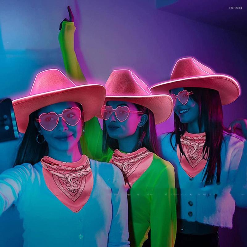 Berets Light Up Cowboy Hat For Women Pink Holographic Space Cowgirl White LED Western Costume Accessorie N6J5
Berets Light Up Cowboy Hat For Women Pink Holographic Space Cowgirl White LED Western Costume Accessorie N6J5