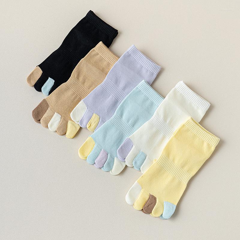 Sports Socks 1 Pair Of Cotton Five-finger Women Fashion Color Toe For Girls Sweat-absorbent 5 Invisible Deodorant, Black
Sports Socks 1 Pair Of Cotton Five-finger Women Fashion Color Toe For Girls Sweat-absorbent 5 Invisible Deodorant, Black
