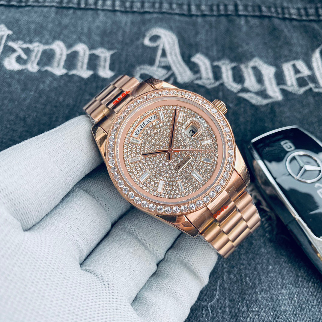 Watch Automatic Mechanical Mens Watches 41mm Silver Wristband Waterproof All Stainless Steel Wristband Fashion Designer Wristwatch a10, Color3
Watch Automatic Mechanical Mens Watches 41mm Silver Wristband Waterproof All Stainless Steel Wristband Fashion Designer Wristwatch a10, Color3