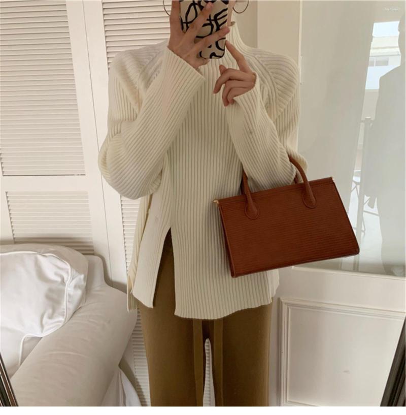Women's Sweaters Female Solid Pullovers Sweater Streetwear Loose Tops Women Pullover Jumper Long Sleeve Turtleneck Knitted Ribbed, Black
Women's Sweaters Female Solid Pullovers Sweater Streetwear Loose Tops Women Pullover Jumper Long Sleeve Turtleneck Knitted Ribbed, Black