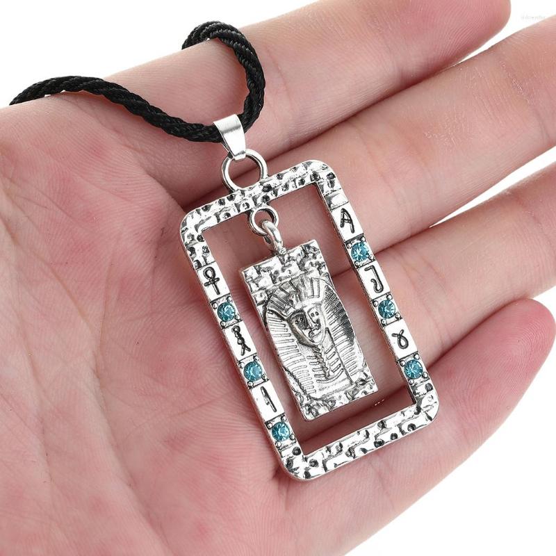 Pendant Necklaces QIAMNI Vintage Viking Talismans Tutankhamun Rope Nacklace Ancient Egyptian Pharaoh With Hieroglyphics Amulet Nacklaces
Pendant Necklaces QIAMNI Vintage Viking Talismans Tutankhamun Rope Nacklace Ancient Egyptian Pharaoh With Hieroglyphics Amulet Nacklaces