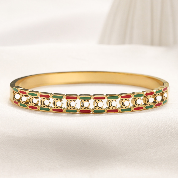 Luxury 18K Gold Bracelet For Womens Brand Love Gifts Cuff Bracelet Classic Design Party Jewelry Exquisite Design Bracelet Fashion Jewelry Bangle Wholesale ZG2256
Luxury 18K Gold Bracelet For Womens Brand Love Gifts Cuff Bracelet Classic Design Party Jewelry Exquisite Design Bracelet Fashion Jewelry Bangle Wholesale ZG2256