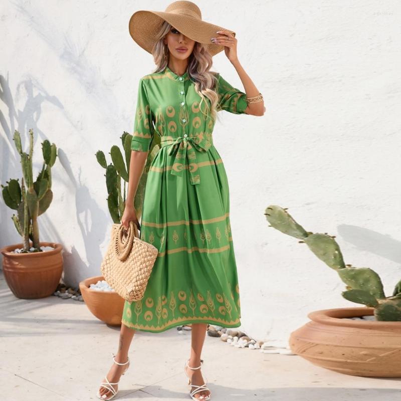 Ethnic Clothing African Dress For Women High Waist Short Sleeve Robes 2023 Spring Summer Fashion Print Elegant Midi Dresses Vestidos
Ethnic Clothing African Dress For Women High Waist Short Sleeve Robes 2023 Spring Summer Fashion Print Elegant Midi Dresses Vestidos