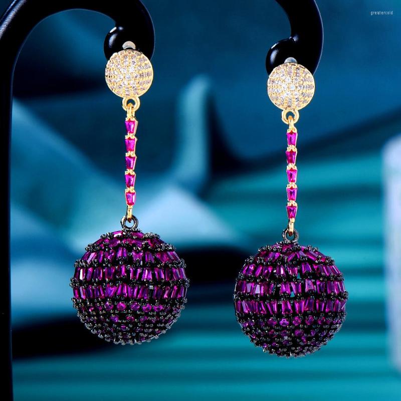 Stud Earrings SisCathy Full Micro Cubic Zirconia Ball Shape Drop For Women Fashion Shiny Hight Quality Crystal Round Pendant Earring
Stud Earrings SisCathy Full Micro Cubic Zirconia Ball Shape Drop For Women Fashion Shiny Hight Quality Crystal Round Pendant Earring