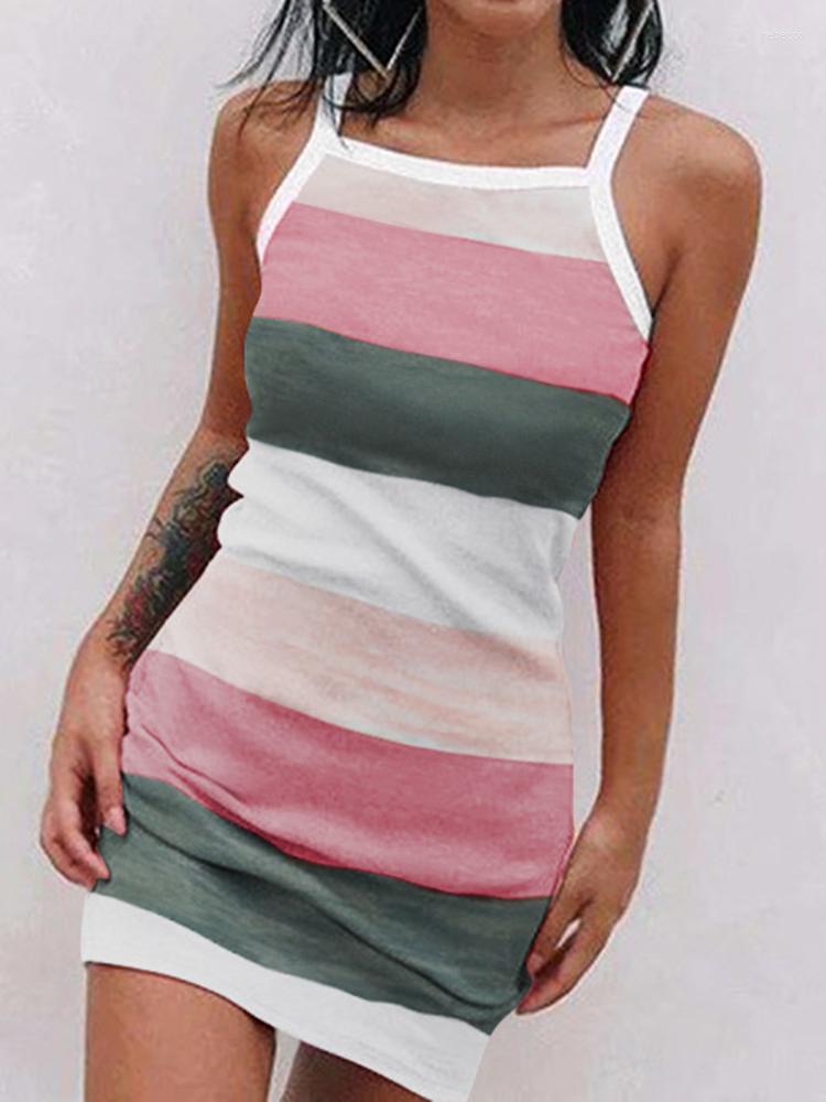 Casual Dresses Women Summer Tank Slip Dress Color Block Spaghetti Strap Mini Beach Sleeveless Striped Cami Sundress Daily 2023, Multi
Casual Dresses Women Summer Tank Slip Dress Color Block Spaghetti Strap Mini Beach Sleeveless Striped Cami Sundress Daily 2023, Multi