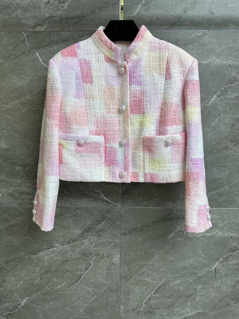 Women' Jackets 2023SS Spring Autumn Casual Women Colorful Plaid Tweed Jacket Female Chic Coat Outerwear Rmsx 4.01, Multi
Women' Jackets 2023SS Spring Autumn Casual Women Colorful Plaid Tweed Jacket Female Chic Coat Outerwear Rmsx 4.01, Multi
