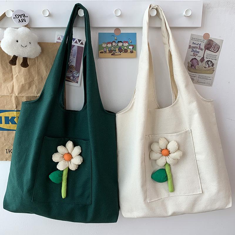 Shopping Bags Casual Large Capacity Tote Shoulder Shopper 3D Flowers Canvas Fashion Women Foldable Handbags Reusable Grocery Bag, Beige
Shopping Bags Casual Large Capacity Tote Shoulder Shopper 3D Flowers Canvas Fashion Women Foldable Handbags Reusable Grocery Bag, Beige
