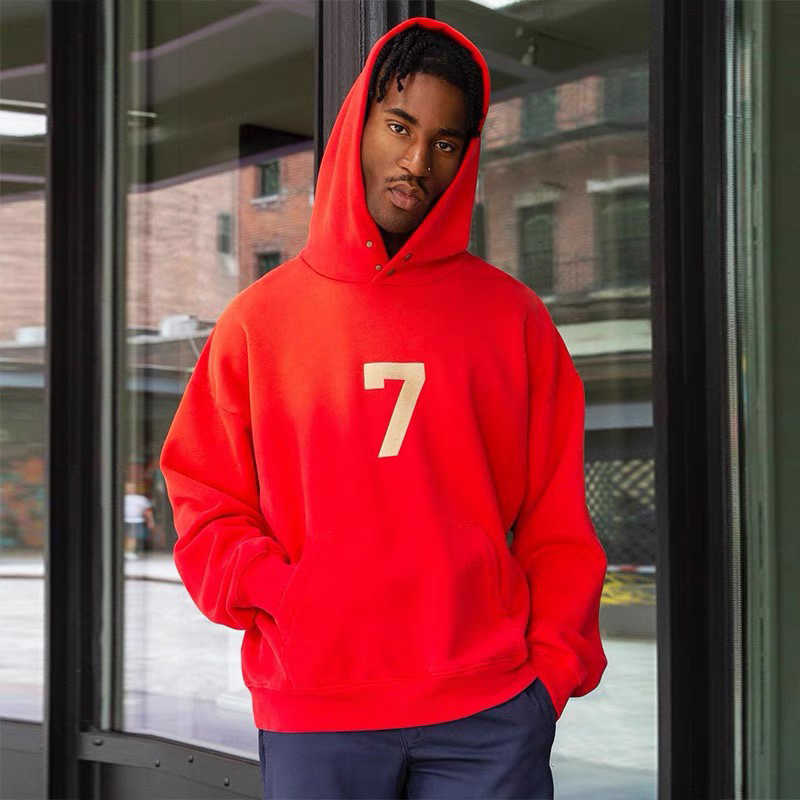 Men' Hoodies Fashion Ess Designer Hoody Tested feel of God Season 7 main line 7 flocking printing fleece sweater fog couple loose Hoodie, Red
Men' Hoodies Fashion Ess Designer Hoody Tested feel of God Season 7 main line 7 flocking printing fleece sweater fog couple loose Hoodie, Red