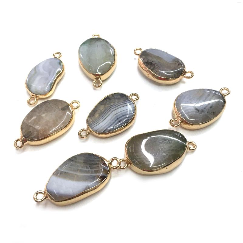 Pendant Necklaces Natural Stone Agates Double Hole Connector Pendants For Jewelry Making DIY Necklace Accessories 18x33mm-20x38mm
Pendant Necklaces Natural Stone Agates Double Hole Connector Pendants For Jewelry Making DIY Necklace Accessories 18x33mm-20x38mm