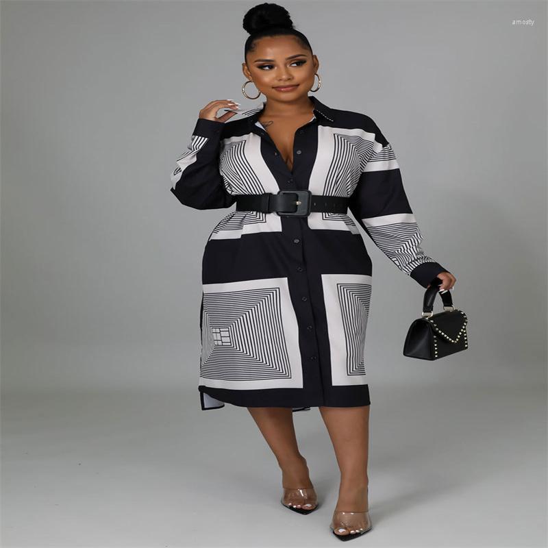 Women' Blouses Ladies Geometric Printing Long Sleeve Lapel Single-breasted Straight Shirt Spring And Autumn Street Fashion Mature Dress, Black
Women' Blouses Ladies Geometric Printing Long Sleeve Lapel Single-breasted Straight Shirt Spring And Autumn Street Fashion Mature Dress, Black