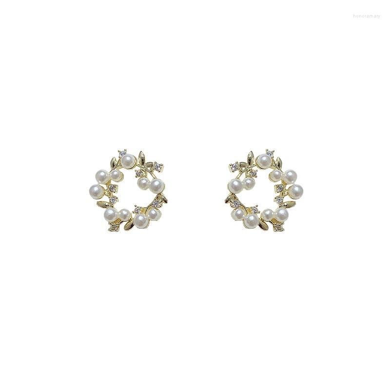 Stud Earrings Plant Flower Petal Pearl Garland Zircon Lucky Love Heart Mother's Day Woman Girl Wedding Blessing Ear Studs Jewelry
Stud Earrings Plant Flower Petal Pearl Garland Zircon Lucky Love Heart Mother's Day Woman Girl Wedding Blessing Ear Studs Jewelry