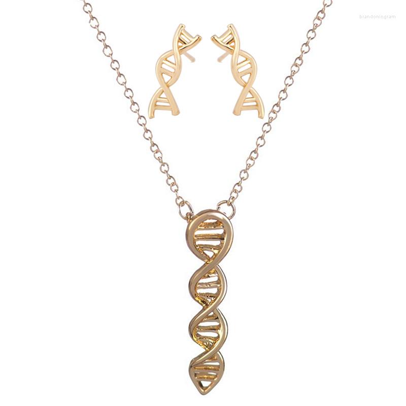 Necklace Earrings Set 1 DNA And Earring Punk Style Biology Science Themed Women Girls Gift, Picture shown
Necklace Earrings Set 1 DNA And Earring Punk Style Biology Science Themed Women Girls Gift, Picture shown