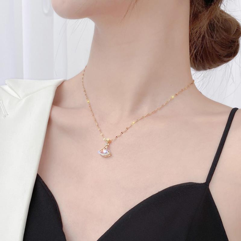 Chains 316L Stainless Steel High-quality Smart Princess Dress Collarbone Chain Ladies Necklace Fashion Exquisite Jewelry SAN599
Chains 316L Stainless Steel High-quality Smart Princess Dress Collarbone Chain Ladies Necklace Fashion Exquisite Jewelry SAN599
