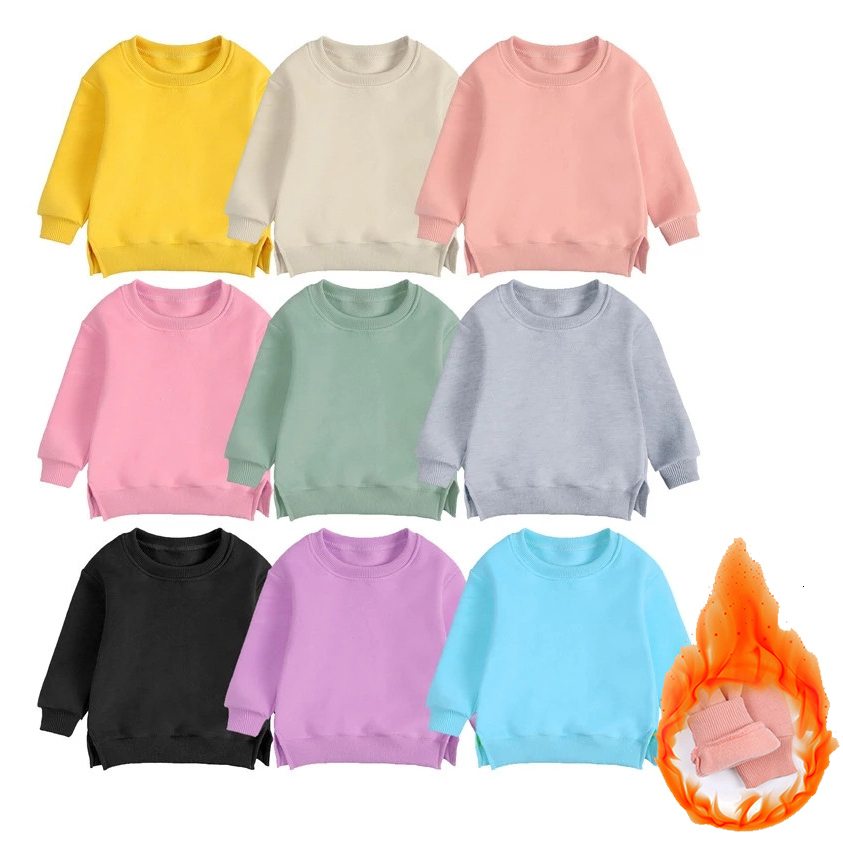 Hoodies Sweatshirts Autumn Winter Essential Baby Boys Girls Children's Clothing Warm Fleece Outerwear Solid Sweatshirt Tops for Kids Jacket Pullover 230413, Yellow
Hoodies Sweatshirts Autumn Winter Essential Baby Boys Girls Children's Clothing Warm Fleece Outerwear Solid Sweatshirt Tops for Kids Jacket Pullover 230413, Yellow