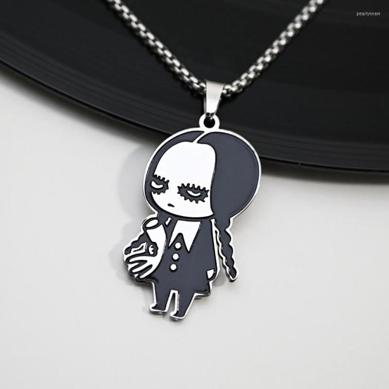 Chains Wednesday Addams Necklace For Women Men Cartoon Figure M Letter Pendant Choker Gothic Jewelry Gift
Chains Wednesday Addams Necklace For Women Men Cartoon Figure M Letter Pendant Choker Gothic Jewelry Gift