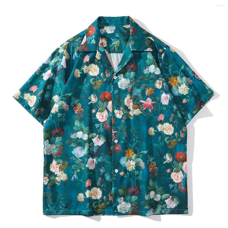 Men' Casual Shirts LACIBLE Fashion Leisure Hong Kong Style Retro Floral Short Sleeve Shirt Blouse Tops Men Summer Selling For Women, Green
Men' Casual Shirts LACIBLE Fashion Leisure Hong Kong Style Retro Floral Short Sleeve Shirt Blouse Tops Men Summer Selling For Women, Green