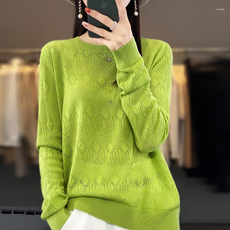 Women' Sweaters Spring And Summer Women' Pullover Long Sleeve Round Neck Knitted Sweater Fashion Loose Casual Thin Top, Green
Women' Sweaters Spring And Summer Women' Pullover Long Sleeve Round Neck Knitted Sweater Fashion Loose Casual Thin Top, Green