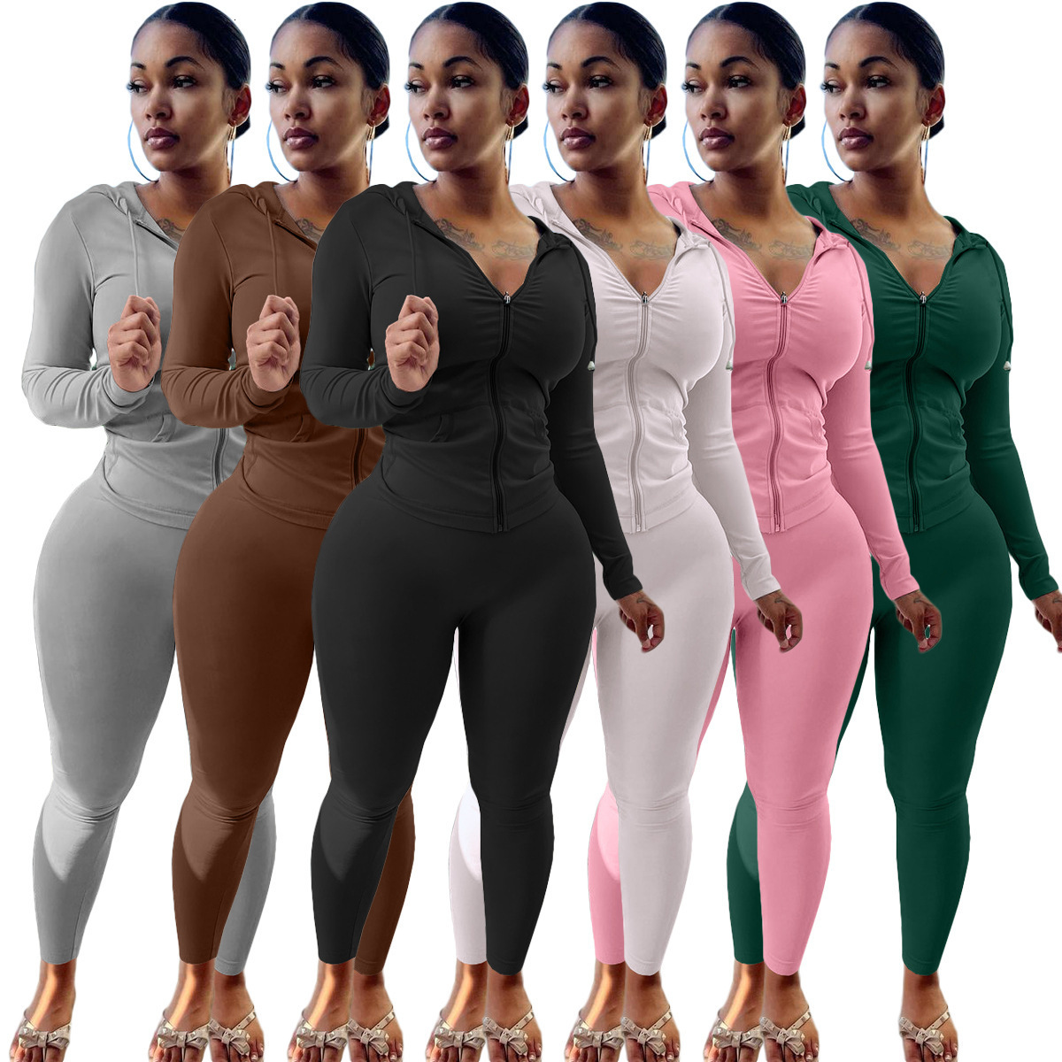 Women's Two Piece Pants Tracksuits 2 Set Autumn Winter Women Casual Solid Sporty Hoodies JacketPants Suit Sportswear Trouser Athletic Outfits 230414, White
Women's Two Piece Pants Tracksuits 2 Set Autumn Winter Women Casual Solid Sporty Hoodies JacketPants Suit Sportswear Trouser Athletic Outfits 230414, White