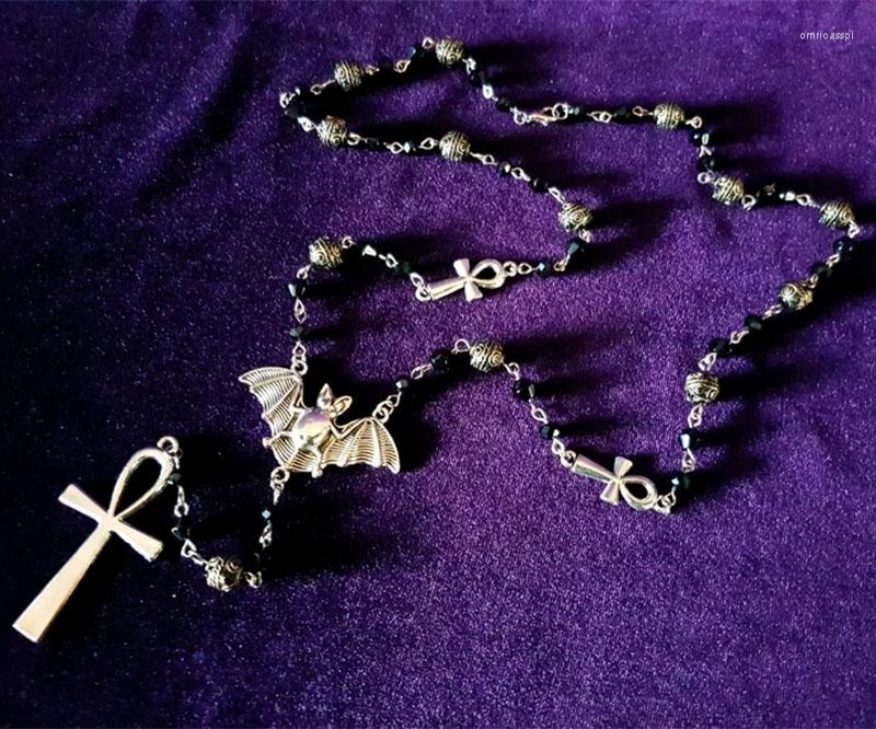 Pendant Necklaces Vampire Bat Rosary Occult Goth Gift Beads Classy Gothic Necklace Night Creature Egyptian
Pendant Necklaces Vampire Bat Rosary Occult Goth Gift Beads Classy Gothic Necklace Night Creature Egyptian