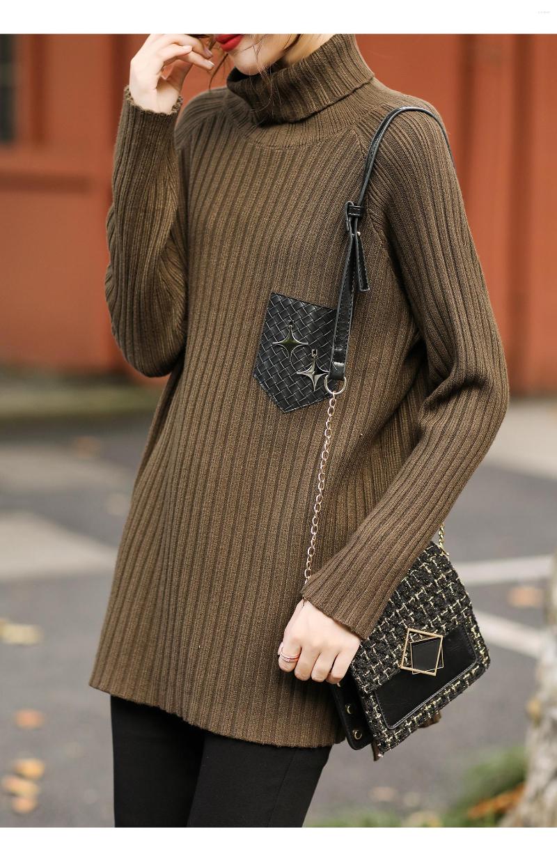 Women's Sweaters Autumn Winter Knitted Pullovers Large Size Style Turtlenck Patch Thick Knit Sweater Loose Women's Clothing Jp693, Black
Women's Sweaters Autumn Winter Knitted Pullovers Large Size Style Turtlenck Patch Thick Knit Sweater Loose Women's Clothing Jp693, Black