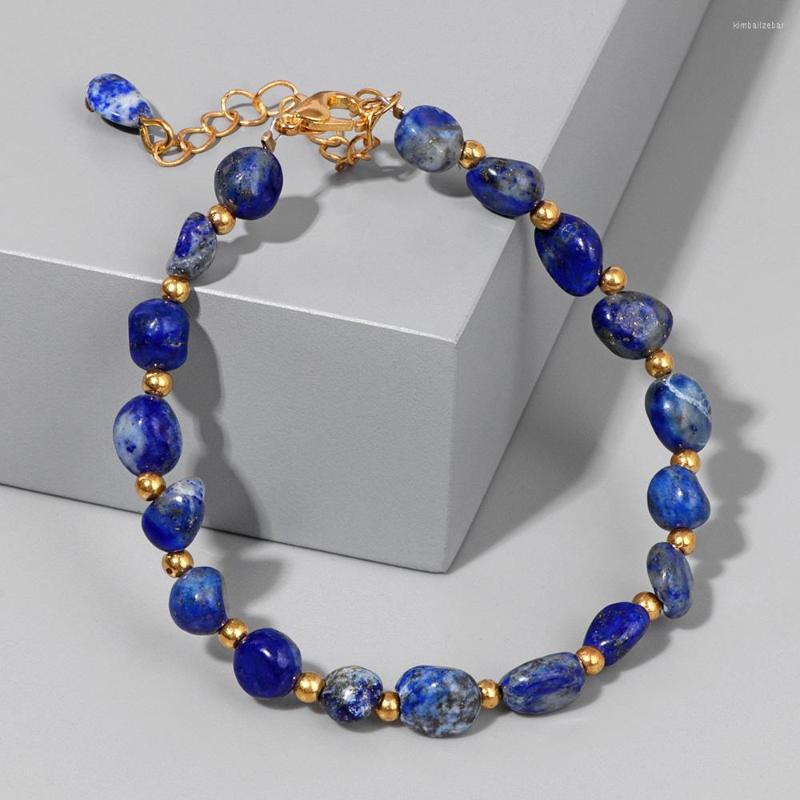 Strand Natural Stone Lapis Lazuli Beads Bracelet Irregular Chip Adjustable Bracelets Tiger Eye Agates Bangles Women Fine Jewelry
Strand Natural Stone Lapis Lazuli Beads Bracelet Irregular Chip Adjustable Bracelets Tiger Eye Agates Bangles Women Fine Jewelry
