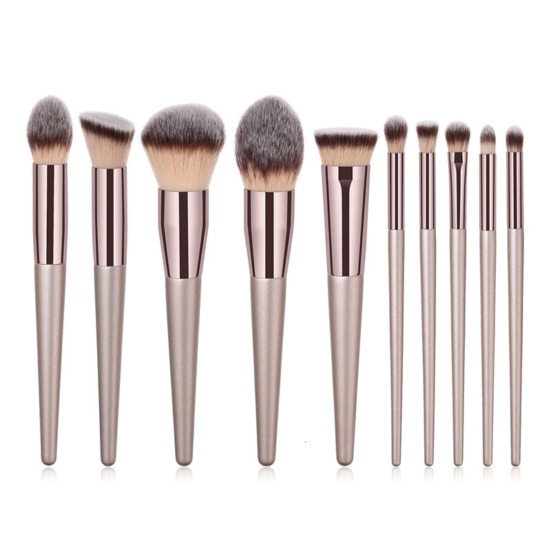 Makeup Tools 410pcs Champagne makeup brushes set for cosmetic foundation powder blush eyeshadow kabuki blending make up brush beauty tool 230413