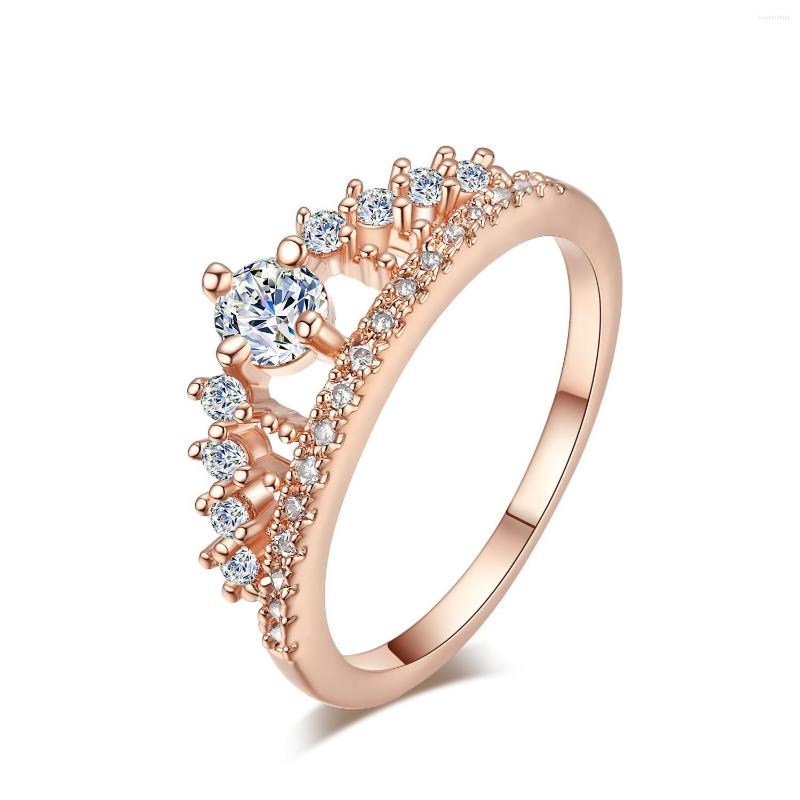 Cluster Rings 2023 Fashion Rose Gold Silver Color Round Ring For Women Lady Anniversary Gift Jewelry Wholesale Christmas R5079
Cluster Rings 2023 Fashion Rose Gold Silver Color Round Ring For Women Lady Anniversary Gift Jewelry Wholesale Christmas R5079