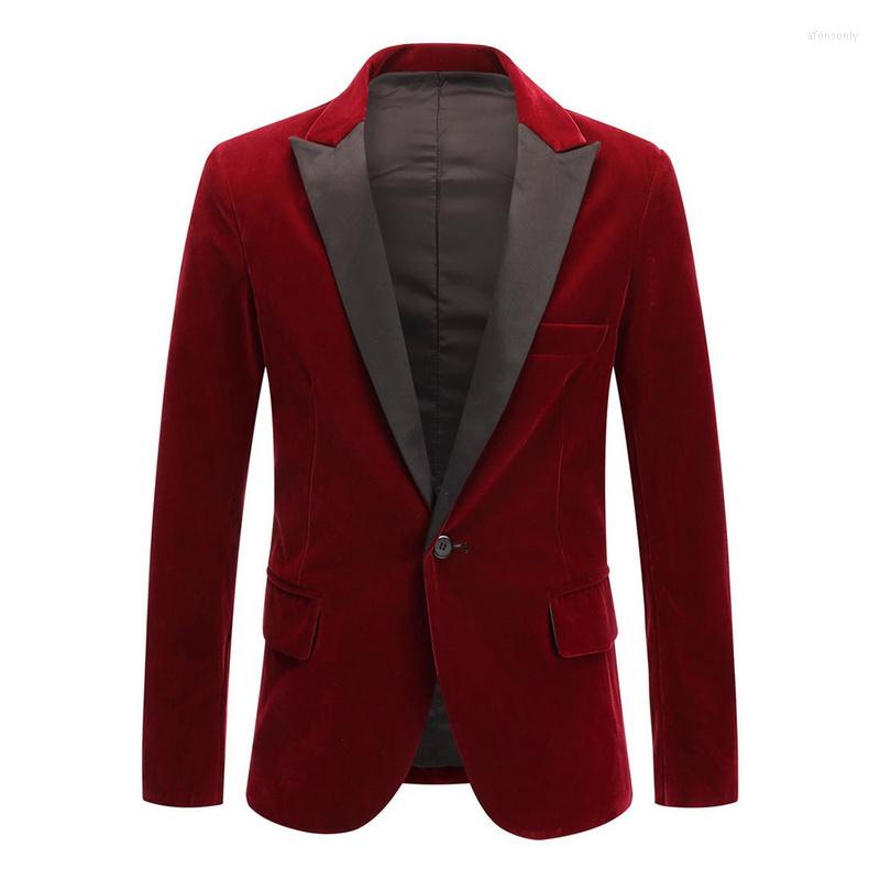 Men's Suits Men'S Suit Coat Wine Red Autumn Winter Velvet Casual Retro Singer'S Performance Dress Youth Year Shirt Trend, Burgundy
Men's Suits Men'S Suit Coat Wine Red Autumn Winter Velvet Casual Retro Singer'S Performance Dress Youth Year Shirt Trend, Burgundy