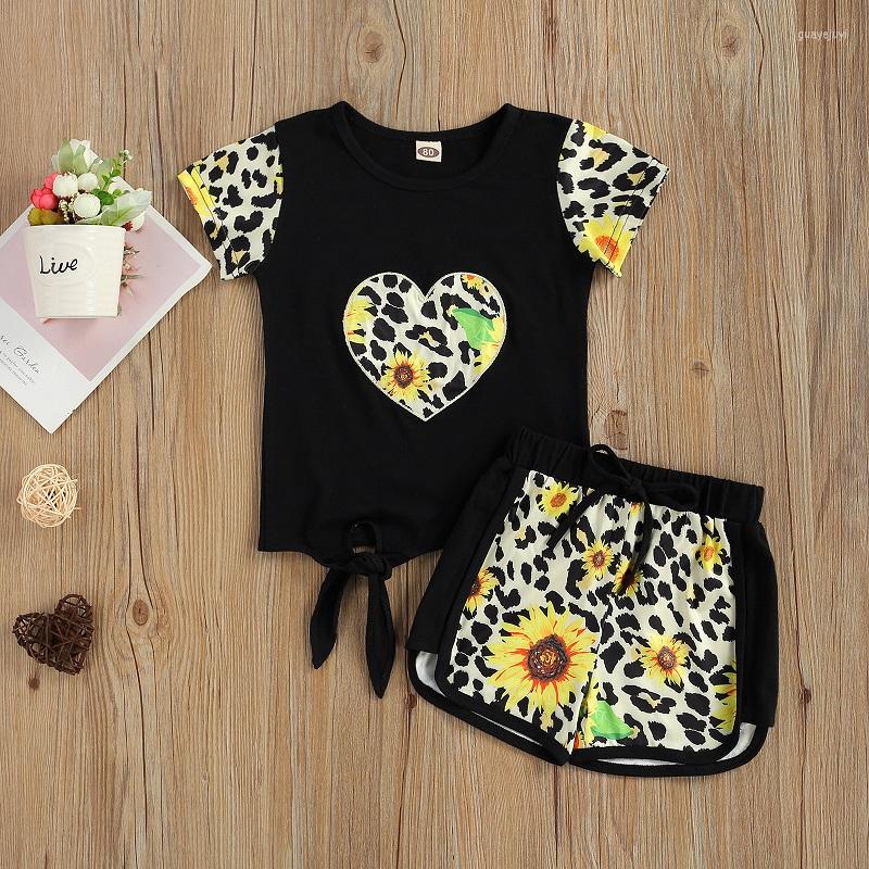 Clothing Sets 1-6Y Toddler Kids Baby Girl Short Sleeve Heart Cotton T-Shirt Tops Leopard Shorts Bottom 2PCS Outfits Summer Clothes Set, Picture shown
Clothing Sets 1-6Y Toddler Kids Baby Girl Short Sleeve Heart Cotton T-Shirt Tops Leopard Shorts Bottom 2PCS Outfits Summer Clothes Set, Picture shown