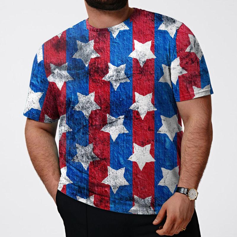 Men's T Shirts Independence Day T-shirt For Men Fashion Spring Summer Casual Over Size Short Sleeve O Neck Social, Blue
Men's T Shirts Independence Day T-shirt For Men Fashion Spring Summer Casual Over Size Short Sleeve O Neck Social, Blue