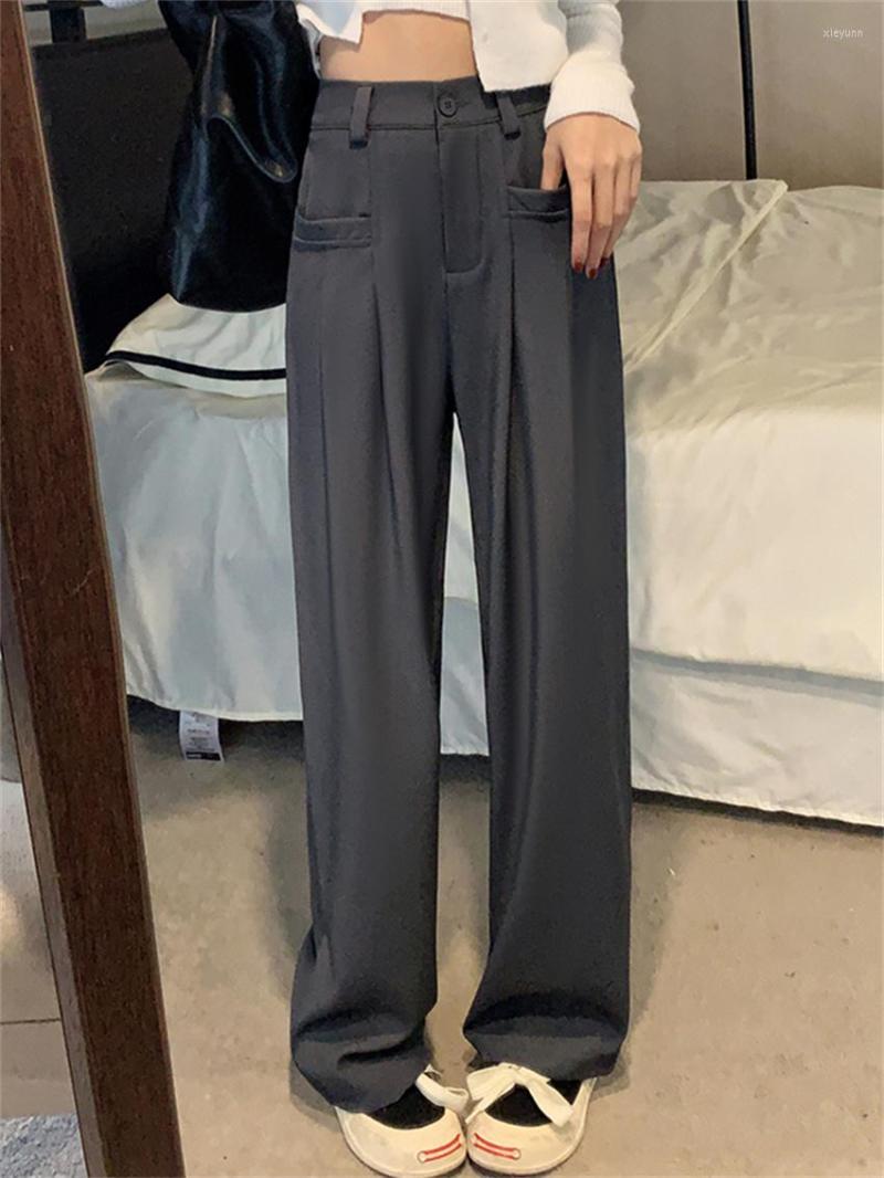 Women' Pants Alien Kitty Women Trousers Wide-Legged Winter Straight Loose High Waist All Match Mujer Solid Slim Casual Office Lady, Khaki
Women' Pants Alien Kitty Women Trousers Wide-Legged Winter Straight Loose High Waist All Match Mujer Solid Slim Casual Office Lady, Khaki