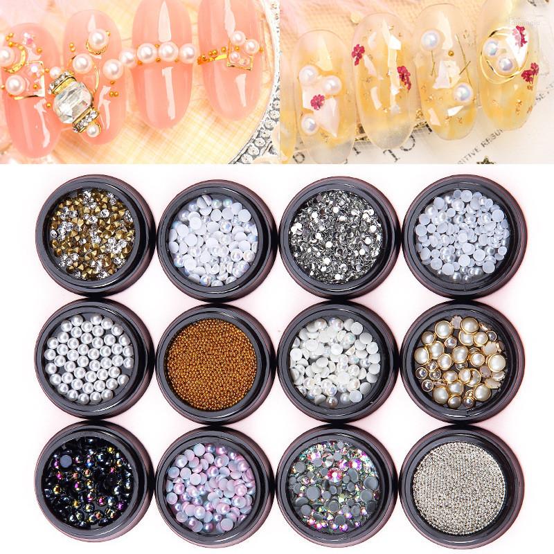 Nail Art Decorations High Quality Shiny Flat Pearl Beads Ornament Mixed With Rhinestones 3D Charm DIY Design Accessories
Nail Art Decorations High Quality Shiny Flat Pearl Beads Ornament Mixed With Rhinestones 3D Charm DIY Design Accessories