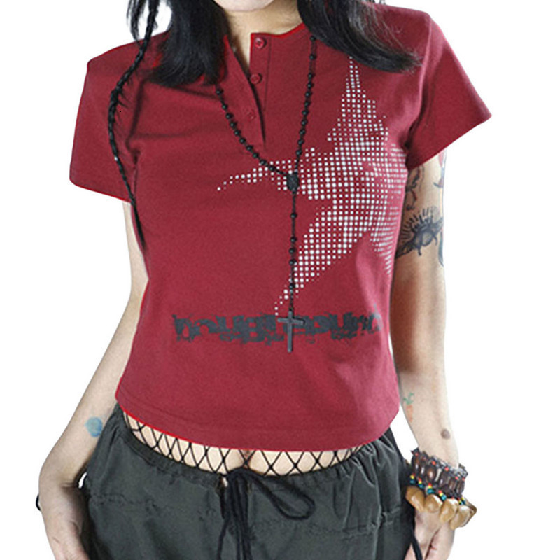 Women' T Shirt Women y2k Clothes Crop Tops Summer 2023 T shirts Vintage Aesthetic Short Sleeve Tees Female Clothing Young Girls Streetwear 230413
Women' T Shirt Women y2k Clothes Crop Tops Summer 2023 T shirts Vintage Aesthetic Short Sleeve Tees Female Clothing Young Girls Streetwear 230413