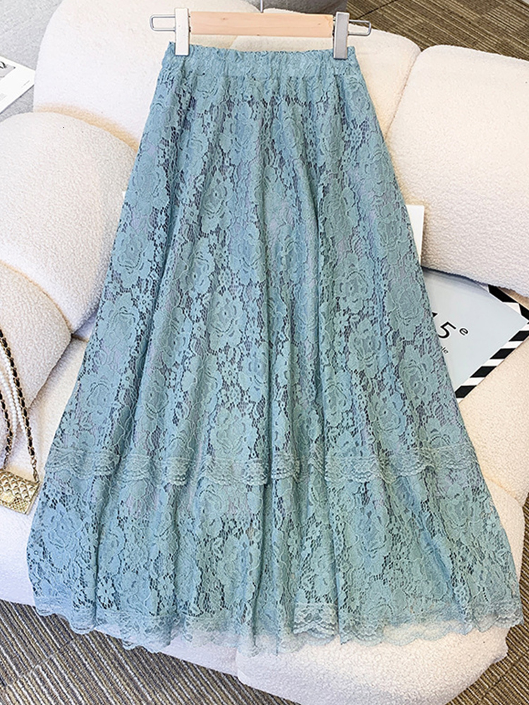 Skirts TIGENA Hollow Out Lace Skirt for Women Spring Summer Korean Elegant All-match A Line High Waist Midi Long Skirt Female Lady 230414, Apricot
Skirts TIGENA Hollow Out Lace Skirt for Women Spring Summer Korean Elegant All-match A Line High Waist Midi Long Skirt Female Lady 230414, Apricot
