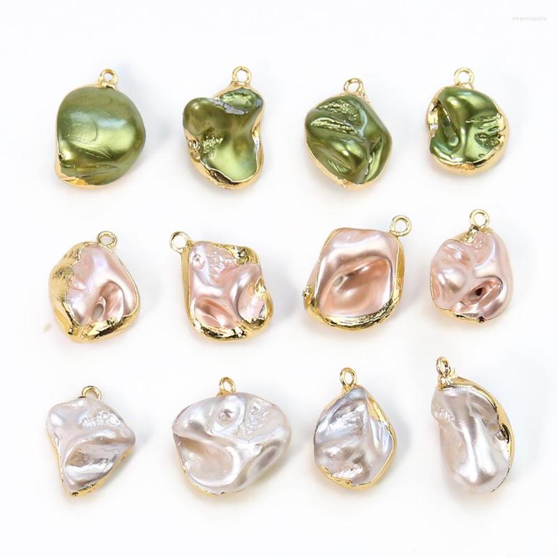 Charms 2pcs Baroque General Pearl Shell Pink Green MOP Irregular Beads Necklace Pendant Earrings Dangle DIY Jewelry Accessory
Charms 2pcs Baroque General Pearl Shell Pink Green MOP Irregular Beads Necklace Pendant Earrings Dangle DIY Jewelry Accessory