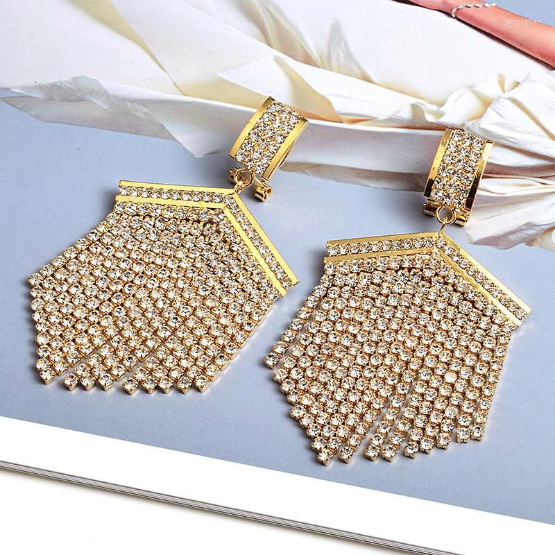 Dangle Earrings High-Quality Metal Clear Rhinestone Long Drop Crystal Chain Tassel Jewelry Accessories For Women Wholesale
Dangle Earrings High-Quality Metal Clear Rhinestone Long Drop Crystal Chain Tassel Jewelry Accessories For Women Wholesale