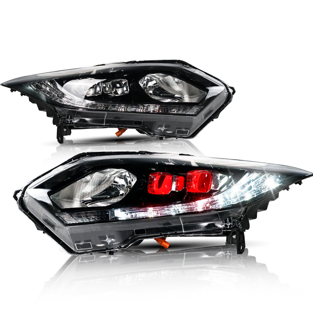 LED Headlights Bulb for Honda VEZEL 20 15-20 18 Highlight Running Lights Upgrade Headlights With Demon Eye