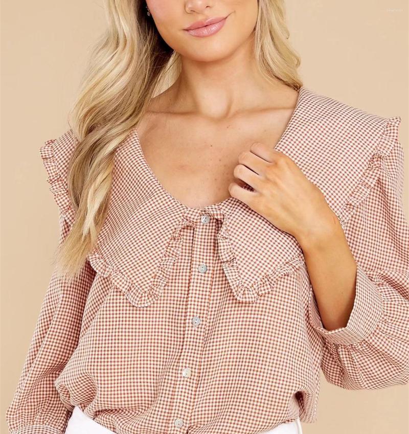 Women' Blouses 2023 Women Long Sleeve Shirt Doll Collar Female Front Button Cuff Top, Pink
Women' Blouses 2023 Women Long Sleeve Shirt Doll Collar Female Front Button Cuff Top, Pink
