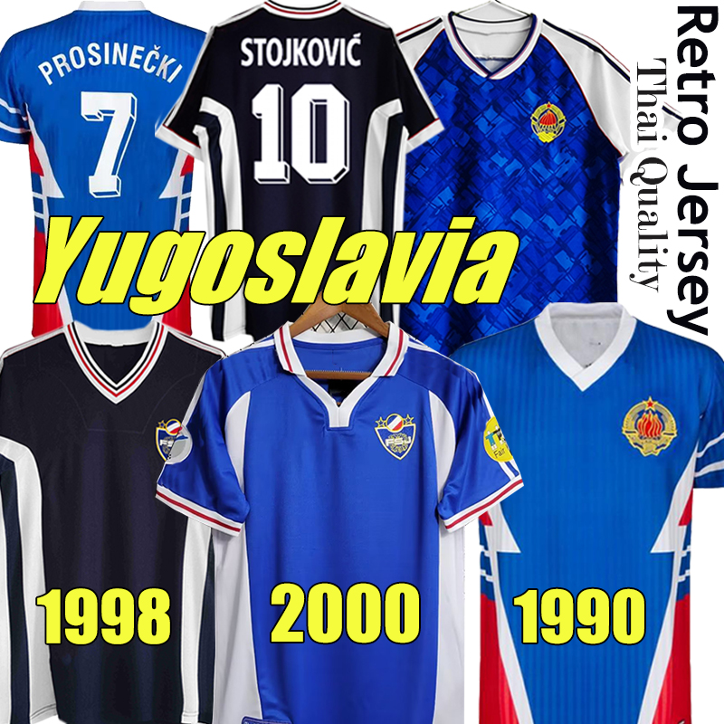 1990 2000 Yugoslavia retro soccer jerseys 1992 1998 Jugoslavija Mijatovic Pancev Mihajlovic Stankovic Jugovic Stojkovic classic vintage football shirt, Nansilafu 1992 home
1990 2000 Yugoslavia retro soccer jerseys 1992 1998 Jugoslavija Mijatovic Pancev Mihajlovic Stankovic Jugovic Stojkovic classic vintage football shirt, Nansilafu 1992 home