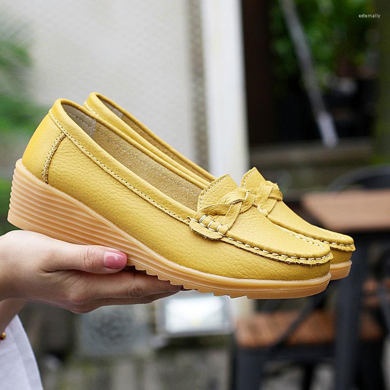 Dress Shoes LIHUAMAO Leather Women Wedges Round Toe Slip On Ladies Pumps Party Skid Resistance Comfortable Work, Black
Dress Shoes LIHUAMAO Leather Women Wedges Round Toe Slip On Ladies Pumps Party Skid Resistance Comfortable Work, Black